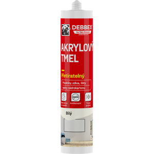 B2B Partner Akrylový tmel, 280 ml, biely B2B Partner Akrylový tmel, 280 ml, biely
