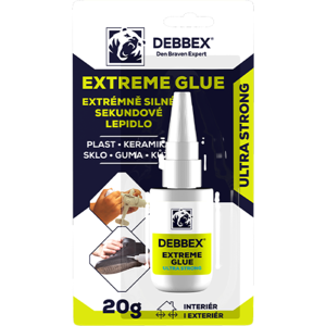 B2B Partner Extrémne silné sekundové lepidlo EXTREME GLUE, 20 g, transparentné B2B Partner Extrémne silné sekundové lepidlo EXTREME GLUE, 20 g, transparentné