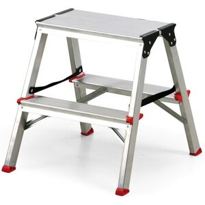 B2B Partner Hliníkové obojstranné schodíky VENBOS, 2x2 stupne, 430 mm B2B Partner Hliníkové obojstranné schodíky VENBOS, 2x2 stupne, 430 mm