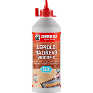 B2B Partner Lepidlo na drevo WOODFIX D3, 500 g, transparentné B2B Partner Lepidlo na drevo WOODFIX D3, 500 g, transparentné