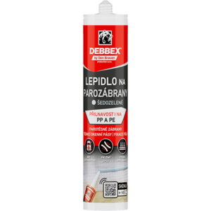 B2B Partner Lepidlo na parozábrany Foliefix, 310 ml, sivozelené B2B Partner Lepidlo na parozábrany Foliefix, 310 ml, sivozelené