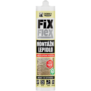 B2B Partner Montážne lepidlo FIX FLEX, 280 ml, sivé B2B Partner Montážne lepidlo FIX FLEX, 280 ml, sivé