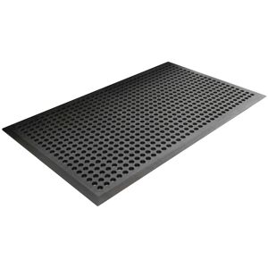 COBA Tuhá gumová rohož, protiúnavová pre prácu v stoji, guma, 0,9 x 1,5 m, čierna COBA Tuhá gumová rohož, protiúnavová pre prácu v stoji, guma, 0,9 x 1,5 m, čierna