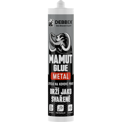B2B Partner Lepidlo MAMUT GLUE METAL, 290 ml, sivé B2B Partner Lepidlo MAMUT GLUE METAL, 290 ml, sivé