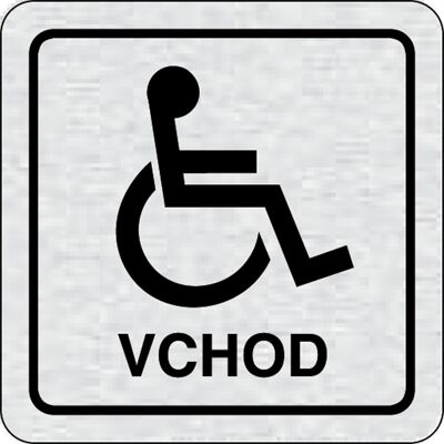 B2B Partner Nalepovacia tabuľka na dvere - Vchod pre invalidov B2B Partner Nalepovacia tabuľka na dvere - Vchod pre invalidov