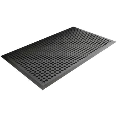 COBA Tuhá gumová rohož, protiúnavová pre prácu v stoji, guma, 0,9 x 1,5 m, čierna COBA Tuhá gumová rohož, protiúnavová pre prácu v stoji, guma, 0,9 x 1,5 m, čierna