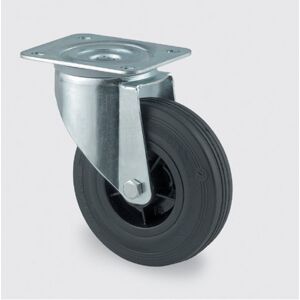 Transportné koliesko TENTE otočné 200 mm, čierna guma Transportné koliesko TENTE otočné 200 mm, čierna guma