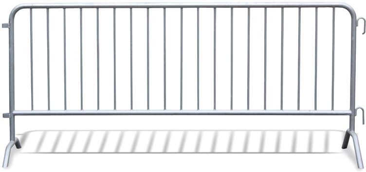 B2B Partner Mobilná zábrana - 2500 x 1100 mm, trubky 38 mm