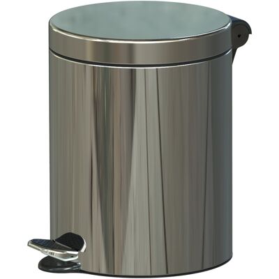 Alda Nášľapný odpadkový kôš, 5 L, nerez lesklý Alda Nášľapný odpadkový kôš, 5 L, nerez lesklý