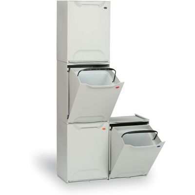ArtPlast Súprava 4 plastových košov na triedený odpad, 20 L, 340 x 290 x 470 mm ArtPlast Súprava 4 plastových košov na triedený odpad, 20 L, 340 x 290 x 470 mm