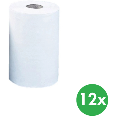 Merida Papierové uteráky dvojvrstvové v rolke MINI, biele, 12 ks Merida Papierové uteráky dvojvrstvové v rolke MINI, biele, 12 ks
