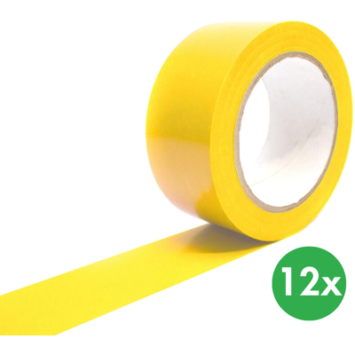 Rocol Samolepiace vyznačovacia páska, 12 ks, 33 mx 50 mm, žltá Rocol Samolepiace vyznačovacia páska, 12 ks, 33 mx 50 mm, žltá
