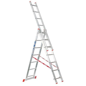 B2B Partner Hliníkový trojdielny výsuvný rebrík VENBOS HOBBY, 3x7 priečok, 4,24 m B2B Partner Hliníkový trojdielny výsuvný rebrík VENBOS HOBBY, 3x7 priečok, 4,24 m