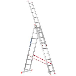 B2B Partner Hliníkový trojdielny výsuvný rebrík VENBOS HOBBY, 3x9 priečok, 5,36 m B2B Partner Hliníkový trojdielny výsuvný rebrík VENBOS HOBBY, 3x9 priečok, 5,36 m