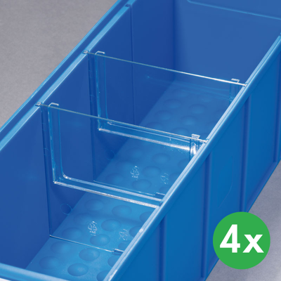 Allit Deliče pre plastové boxy ShelfBox, 175 mm, 4 ks Allit Deliče pre plastové boxy ShelfBox, 175 mm, 4 ks