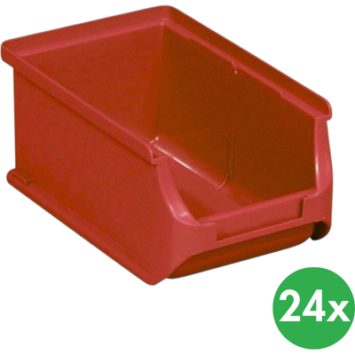 Allit Plastové boxy PLUS 2, 102 x 160 x 75 mm, červené, 24 ks Allit Plastové boxy PLUS 2, 102 x 160 x 75 mm, červené, 24 ks