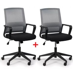 B2B Partner Kancelárska stolička LOW 1+1 ZADARMO, sivá