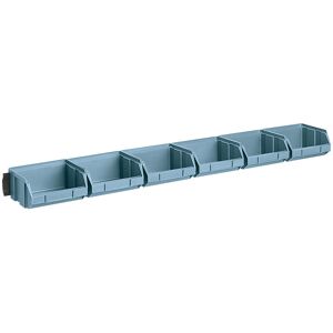 ArtPlast Oceľové lišty s plastovými boxmi, 6x box 100 x 95 x 50 mm ArtPlast Oceľové lišty s plastovými boxmi, 6x box 100 x 95 x 50 mm