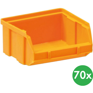 ArtPlast Plastové boxy BASIC, 100 x 95 x 50 mm, 70 ks, žltooranžová ArtPlast Plastové boxy BASIC, 100 x 95 x 50 mm, 70 ks, žltooranžová