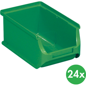 Allit Plastové boxy PLUS 2, 102 x 160 x 75 mm, zelené, 24 ks Allit Plastové boxy PLUS 2, 102 x 160 x 75 mm, zelené, 24 ks