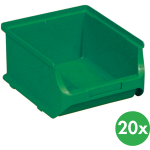 Allit Plastové boxy PLUS 2B, 137 x 160 x 82 mm, zelené, 20 ks Allit Plastové boxy PLUS 2B, 137 x 160 x 82 mm, zelené, 20 ks