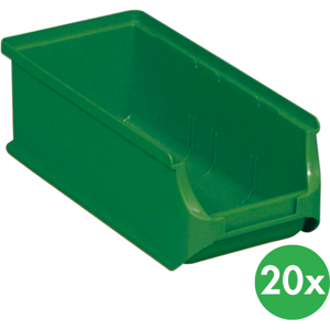 Allit Plastové boxy PLUS 2L, 102 x 215 x 75 mm, zelené, 20 ks Allit Plastové boxy PLUS 2L, 102 x 215 x 75 mm, zelené, 20 ks