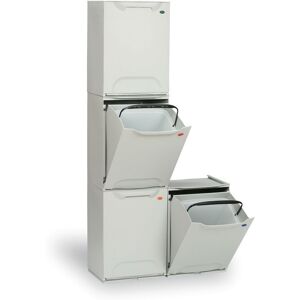ArtPlast Súprava 4 plastových košov na triedený odpad, 20 L, 340 x 290 x 470 mm ArtPlast Súprava 4 plastových košov na triedený odpad, 20 L, 340 x 290 x 470 mm