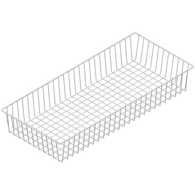 Drôtený policový kôš ELEMENT SYSTEM, 800 x 350 mm, biely Drôtený policový kôš ELEMENT SYSTEM, 800 x 350 mm, biely