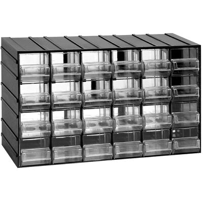 ArtPlast Modulová skrinka so zásuvkami, 382 x 148 x 230 mm, 24 zásuviek ArtPlast Modulová skrinka so zásuvkami, 382 x 148 x 230 mm, 24 zásuviek