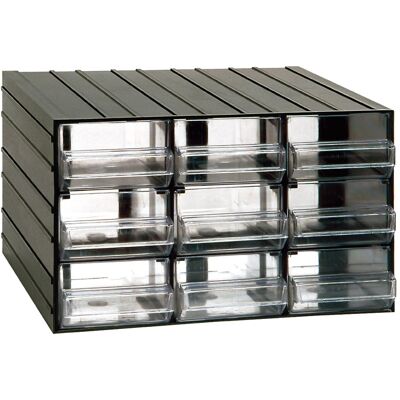 ArtPlast Modulová skrinka so zásuvkami, 382 x 290 x 230 mm, 9 zásuviek ArtPlast Modulová skrinka so zásuvkami, 382 x 290 x 230 mm, 9 zásuviek