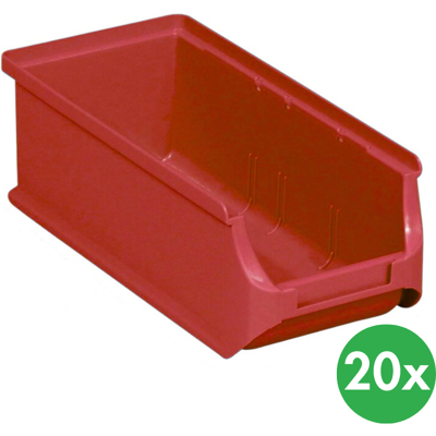 Allit Plastové boxy PLUS 2L, 102 x 215 x 75 mm, červené, 20 ks Allit Plastové boxy PLUS 2L, 102 x 215 x 75 mm, červené, 20 ks