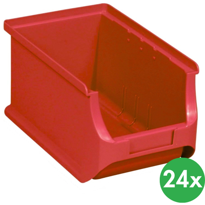 Allit Plastové boxy PLUS 3, 150 x 235 x 125 mm, červené, 24 ks Allit Plastové boxy PLUS 3, 150 x 235 x 125 mm, červené, 24 ks