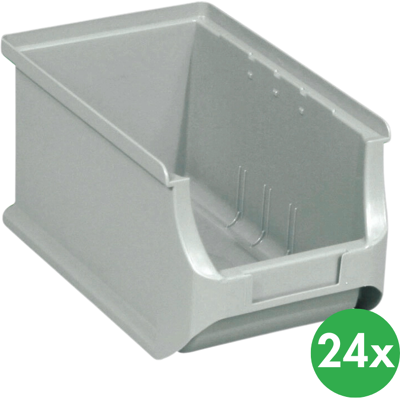 Allit Plastové boxy PLUS 3, 150 x 235 x 125 mm, sivé, 24 ks Allit Plastové boxy PLUS 3, 150 x 235 x 125 mm, sivé, 24 ks