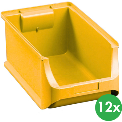 Allit Plastové boxy PLUS 4, 205 x 355 x 150 mm, žlté, 12 ks Allit Plastové boxy PLUS 4, 205 x 355 x 150 mm, žlté, 12 ks