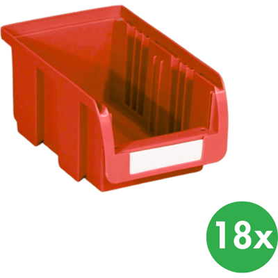 Allit Plastový box COMPACT, 102 x 100 x 60 mm, 18 ks, červený Allit Plastový box COMPACT, 102 x 100 x 60 mm, 18 ks, červený