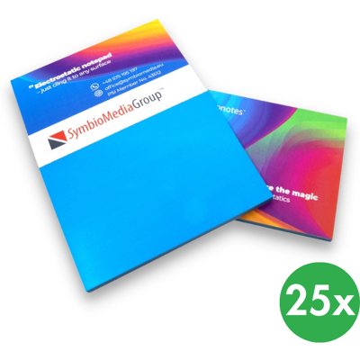 B2B Partner Poznámkový bloček elektrostatický Symbionotes 190x100 mm, modrý B2B Partner Poznámkový bloček elektrostatický Symbionotes 190x100 mm, modrý