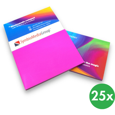 B2B Partner Poznámkový bloček elektrostatický Symbionotes 190x100 mm, ružový B2B Partner Poznámkový bloček elektrostatický Symbionotes 190x100 mm, ružový