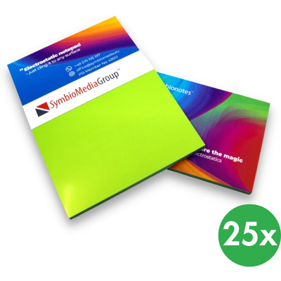 B2B Partner Poznámkový bloček elektrostatický Symbionotes 190x100 mm, zelený B2B Partner Poznámkový bloček elektrostatický Symbionotes 190x100 mm, zelený
