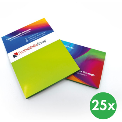 B2B Partner Poznámkový bloček elektrostatický Symbionotes 70x100 mm, zelený B2B Partner Poznámkový bloček elektrostatický Symbionotes 70x100 mm, zelený