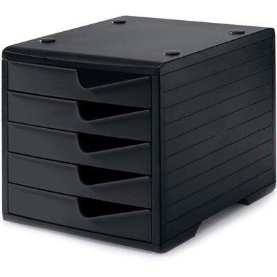 B2B Partner Triediaci box, 5 zásuviek, čierna/čierna B2B Partner Triediaci box, 5 zásuviek, čierna/čierna