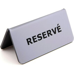B2B Partner Plastová ceduľka na stôl RESERVÉ, 115x60 mm B2B Partner Plastová ceduľka na stôl RESERVÉ, 115x60 mm