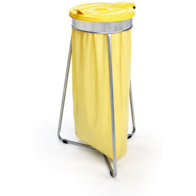 B2B Partner Stojan trojnohý na 1 odpadkové vrece 70/120l, žltá 540 x 540 x 950 mm B2B Partner Stojan trojnohý na 1 odpadkové vrece 70/120l, žltá 540 x 540 x 950 mm