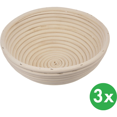 B2B Partner Ošatka guľatá, ratan, priemer 25 cm, 3 ks B2B Partner Ošatka guľatá, ratan, priemer 25 cm, 3 ks