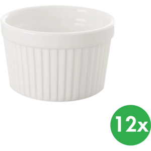 B2B Partner Zapekacia miska, pr. 9 cm, v. 5,5 cm, porcelán, biela, 12 ks B2B Partner Zapekacia miska, pr. 9 cm, v. 5,5 cm, porcelán, biela, 12 ks