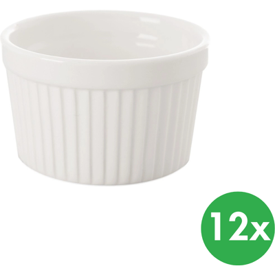 B2B Partner Zapekacia miska, pr. 9 cm, v. 5,5 cm, porcelán, biela, 12 ks B2B Partner Zapekacia miska, pr. 9 cm, v. 5,5 cm, porcelán, biela, 12 ks