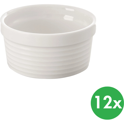 B2B Partner Zapekacia miska, priemer 9 cm, porcelán, biela, 12 ks B2B Partner Zapekacia miska, priemer 9 cm, porcelán, biela, 12 ks