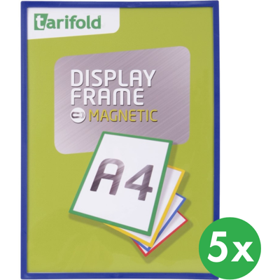 Tarifold Magnetický rámček A4 (5 ks), modrá Tarifold Magnetický rámček A4 (5 ks), modrá