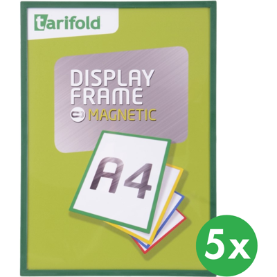 Tarifold Magnetický rámček A4 (5 ks), zelená Tarifold Magnetický rámček A4 (5 ks), zelená