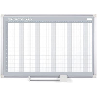 Bi-Office Ročná plánovacia tabuľa na stenu LUX, magnetická, dni, 900 x 600 mm Bi-Office Ročná plánovacia tabuľa na stenu LUX, magnetická, dni, 900 x 600 mm
