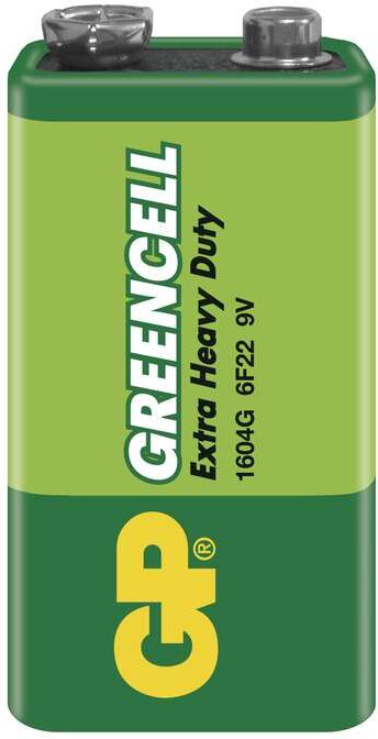 GP Batteries GP Greencell 9V 1012501000